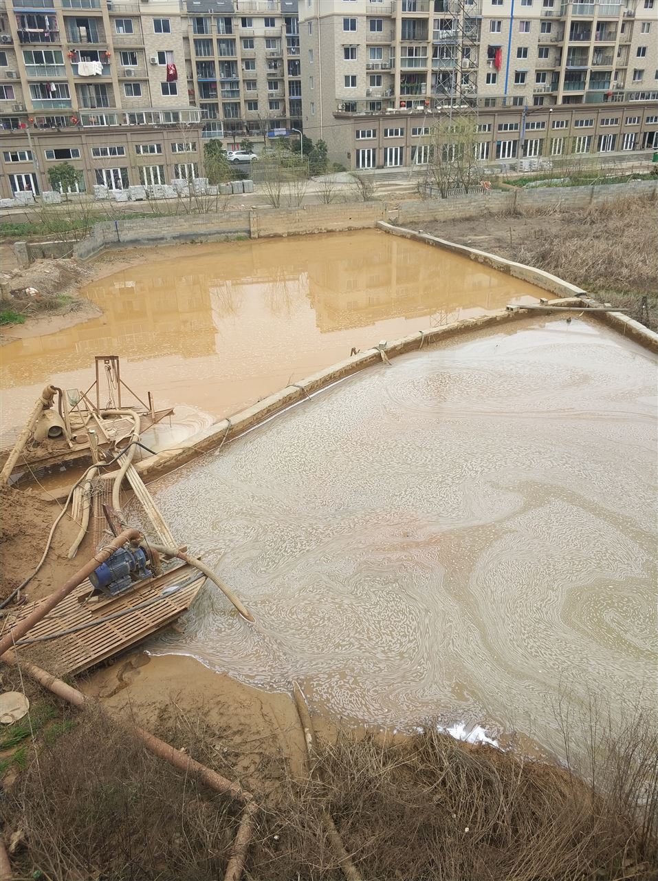 大渡口沉淀池淤泥清理-厂区废水池淤泥清淤